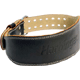 4 Inch - Padded Leather Belt Black XL - 
