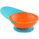Catch Bowl Toddler Bowl w/ Spill Catcher Orange + Blue - 