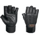 GLOW Ocelot Wrist Wrap Lifting Gloves Black XL - 