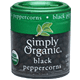 Simply Organic Black Peppercorns Whole - 