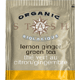 Organic Lemon Ginger Green Tea - 