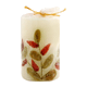 Flower Candle Lavender Cylindrical - 
