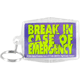 Keyper Keychains Condom 'Break in case of emergency' 